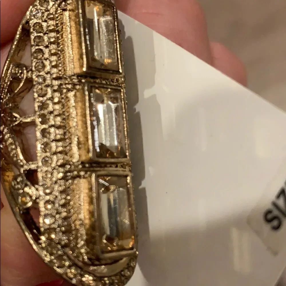 Bar ||| gold ring - Picture 6 of 6